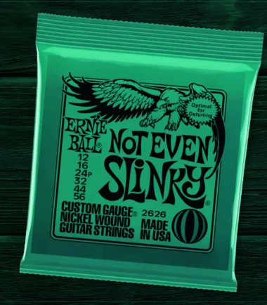 Ernie Ball Not Even Slinky Nickel Wound Guitar Strings 12-56